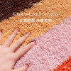 Carpet bedroom bedside blanket new ins style children boys and girls room floor mat rainbow semicircle machine washable