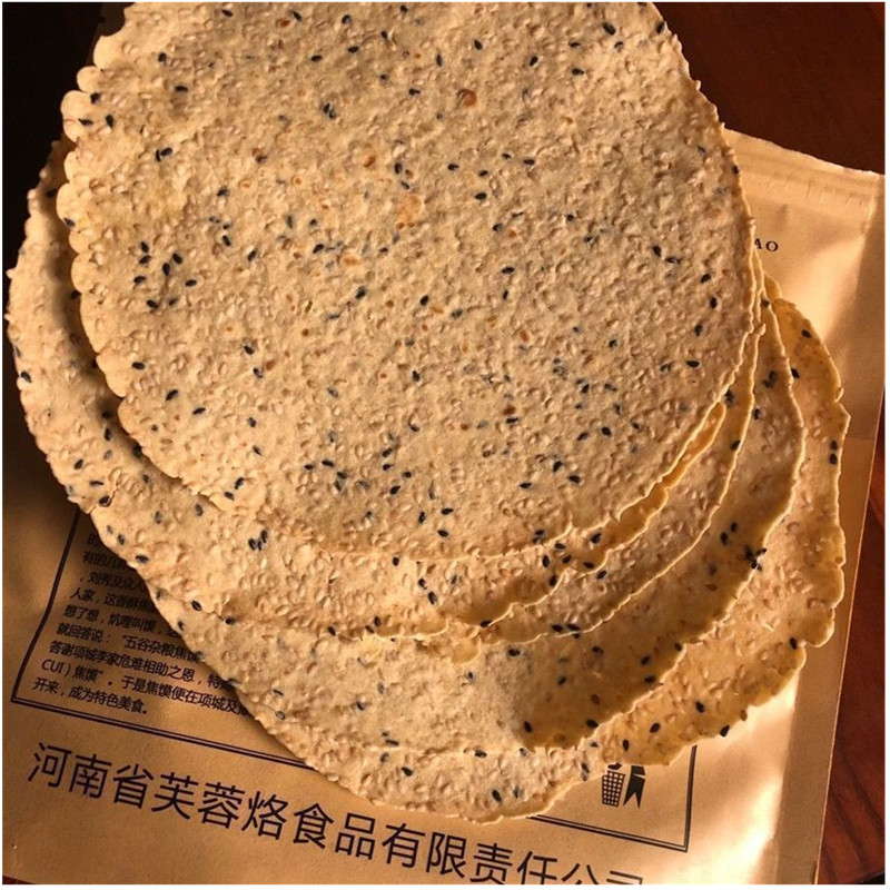 周口特产老五门手工鸡内金杂粮面焦馍燕麦粉高粱粉麦消食饼 - 图1