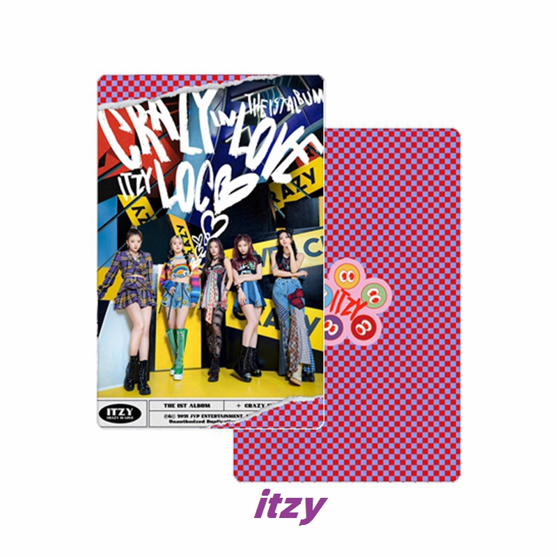 ITZY.MIDZY  正规1 CRAZY IN LOVE 周边同款小卡 - 图3