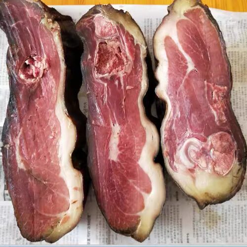 安福火腿江西正宗乡下柴火烟熏火腿整腿老火腿腊肉江西安福土特产 - 图1