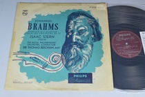 The Brahms violin concerto is more than a chummy stelln black gel LP