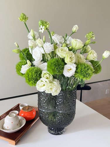 玫瑰洋桔梗康乃馨鲜花教师节花束鲜花高级插花云南基地直发顺丰 - 图2