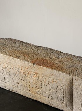 古玩旧货清代物件古董装饰真品老货收藏庭院石雕陈设摆件青石石座