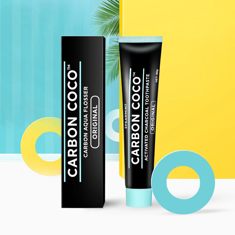 carbon coco澳洲进口椰子壳活性炭 carboncoco澳胜口腔护理套装
