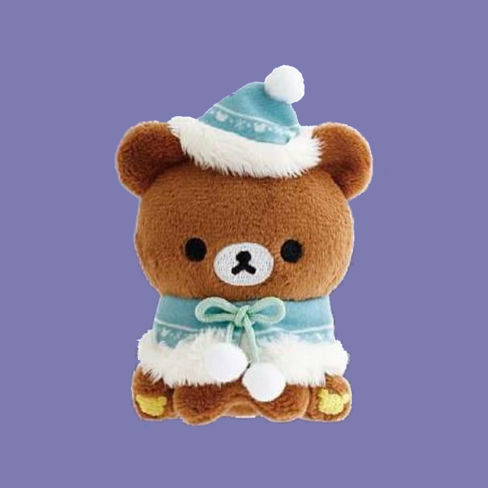 11月日本轻松熊圣诞节限定迷你沙包玩偶手玉毛绒小公仔小玩具礼物,淘宝优惠券,粉丝福利购,淘宝优惠卷