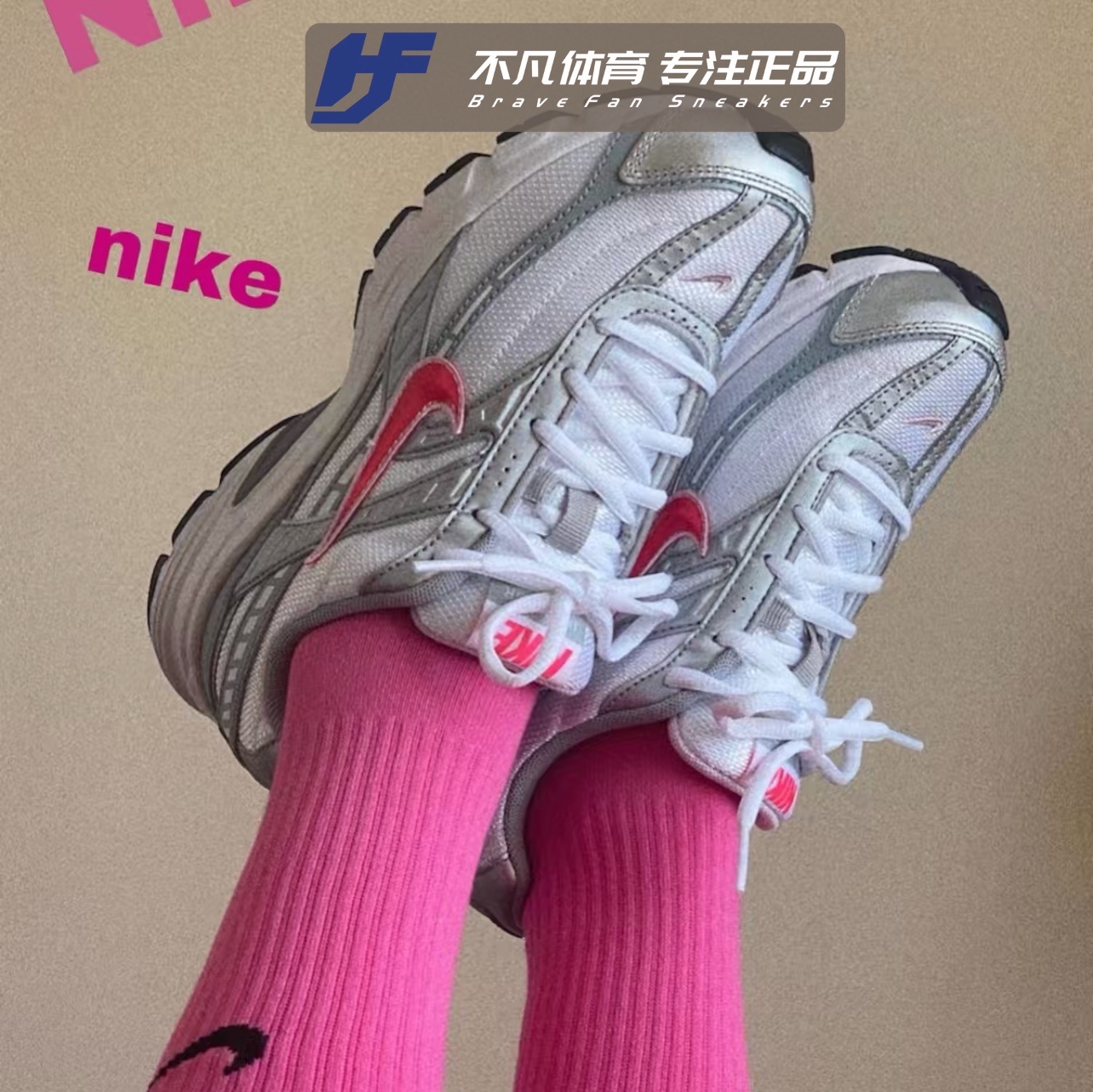 Nike Initiator男女情侣复古潮流慢跑老爹鞋运动休闲跑步鞋394055-图3