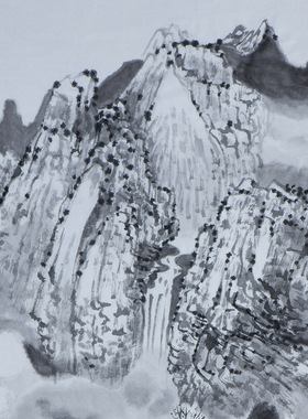字画山水画卧室国画风景纯手绘