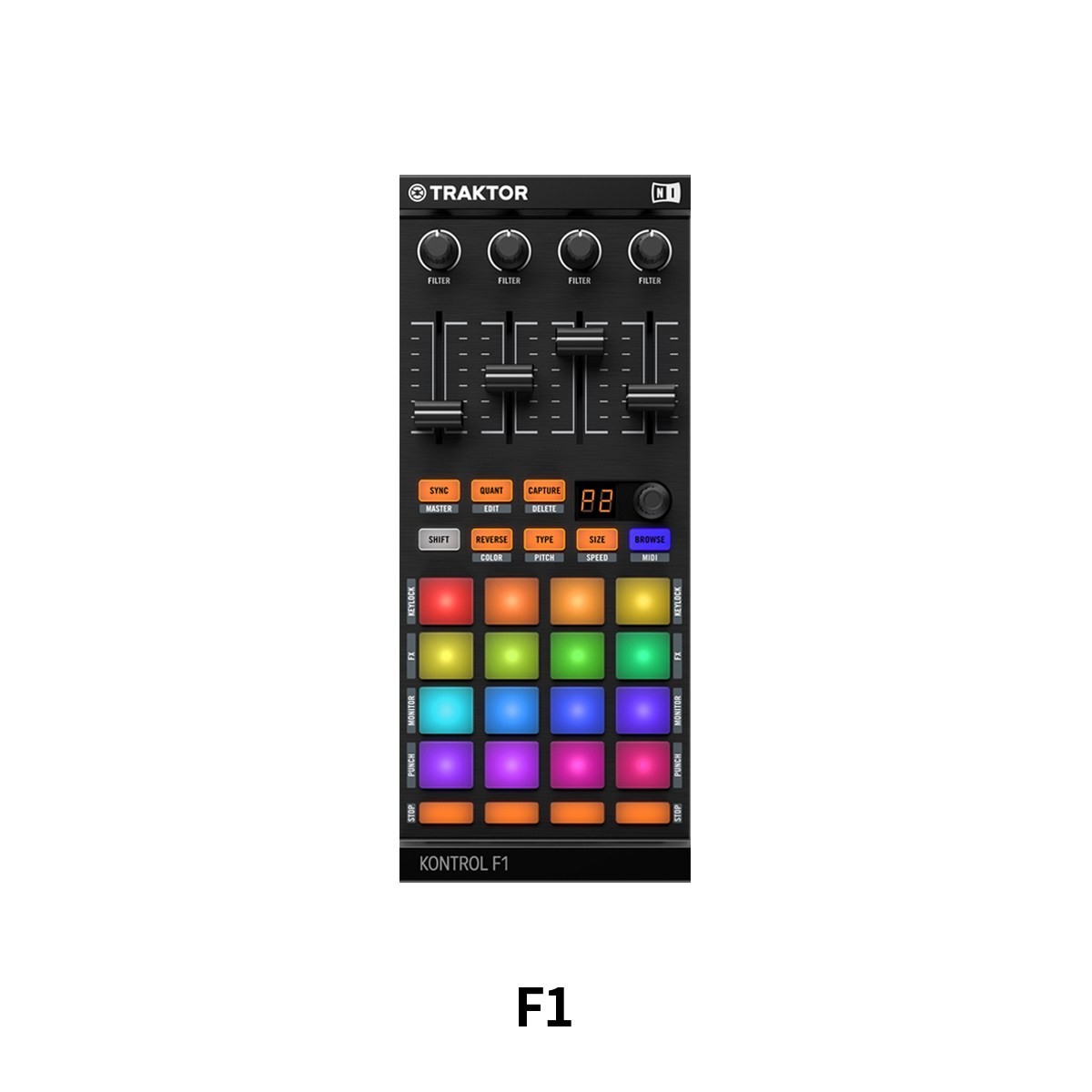 NI TRAKTOR Kontrol F1 Z1 X1 MK2 Audio2 MK2 DJ控制台混音器 - 图0