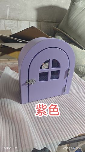 纯实木喵星人拱形圆形宠物通道门进出洞口狗洞猫洞木门小木屋定制 - 图3