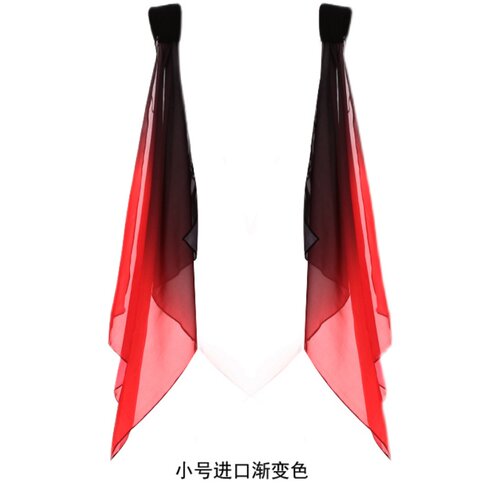 艾美舞服摩登舞飘袖飘逸手环国标舞手套表演比赛服装配饰手腕飘带 - 图3