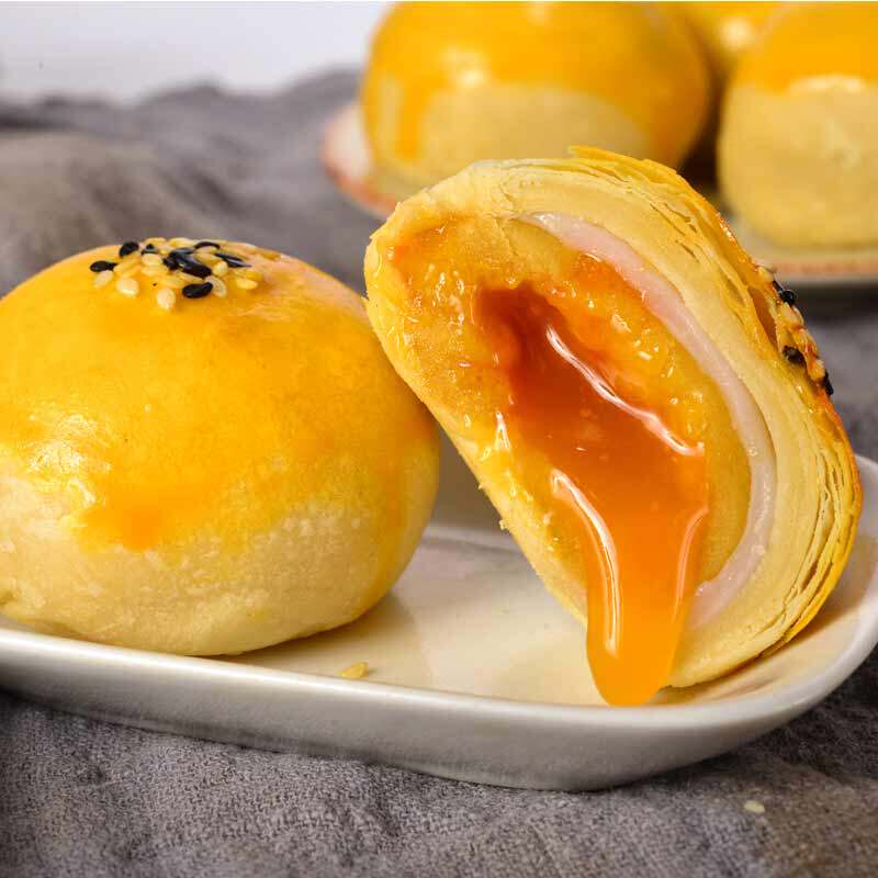 享津津流心咸鸭蛋黄烘焙特产蛋黄酥 享津津传统糕点