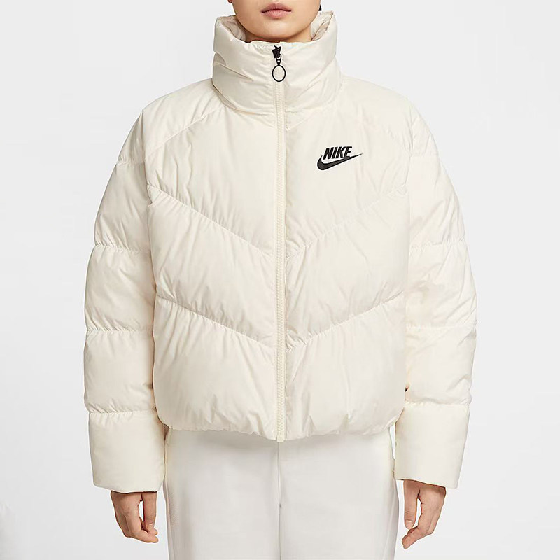 耐克/NIKE女子运动宽松休闲防风保暖羽绒服外套IB2964-010-110 - 图0