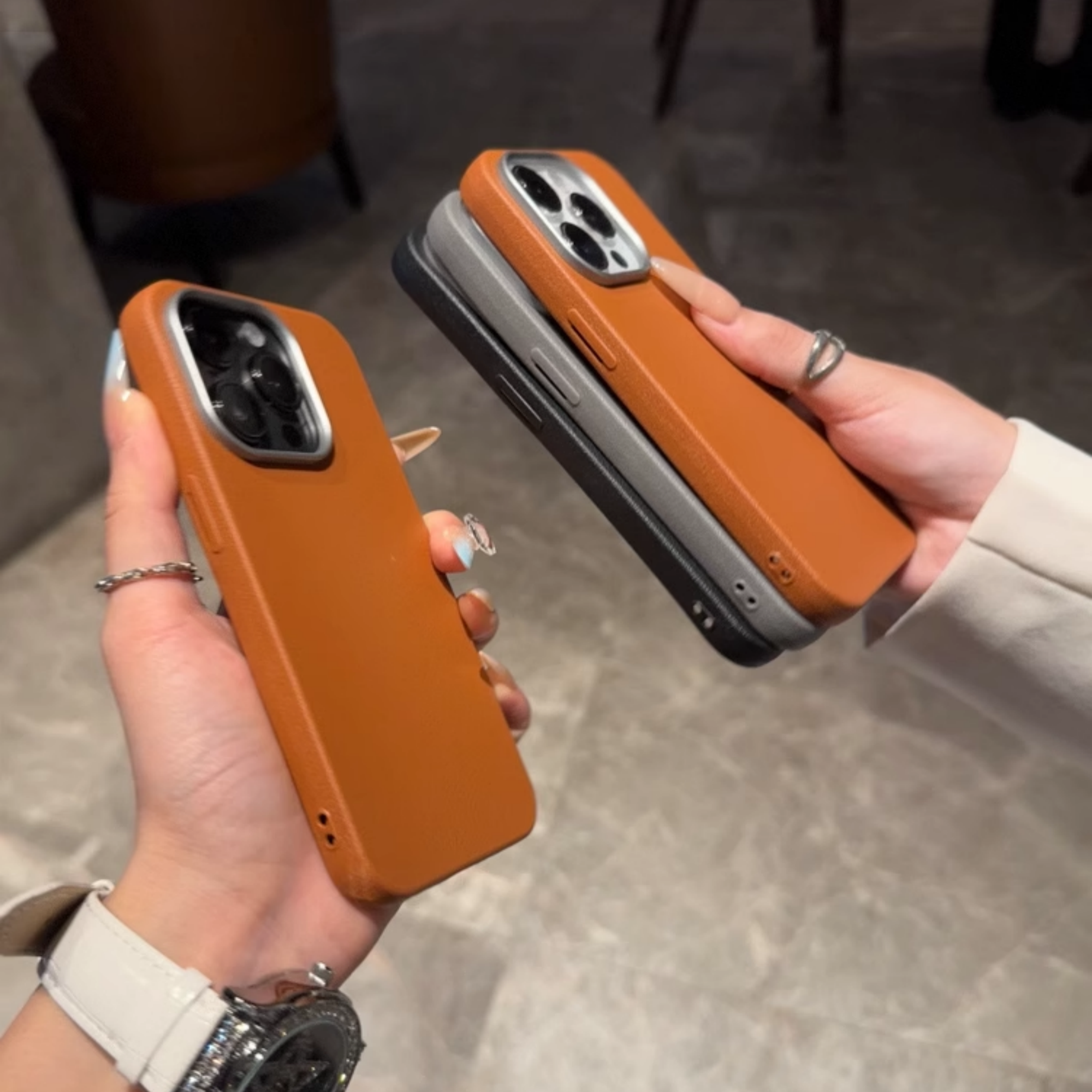 荔枝纹防滑素皮纹Y200i适用VIVO X200手机壳X100s/S19秋冬X90PRO+软壳X80/X60/17硅胶S16e/10/Y36/30/S9/Y52S - 图2