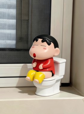 谁懂啊！如厕搭子小新摆件上线