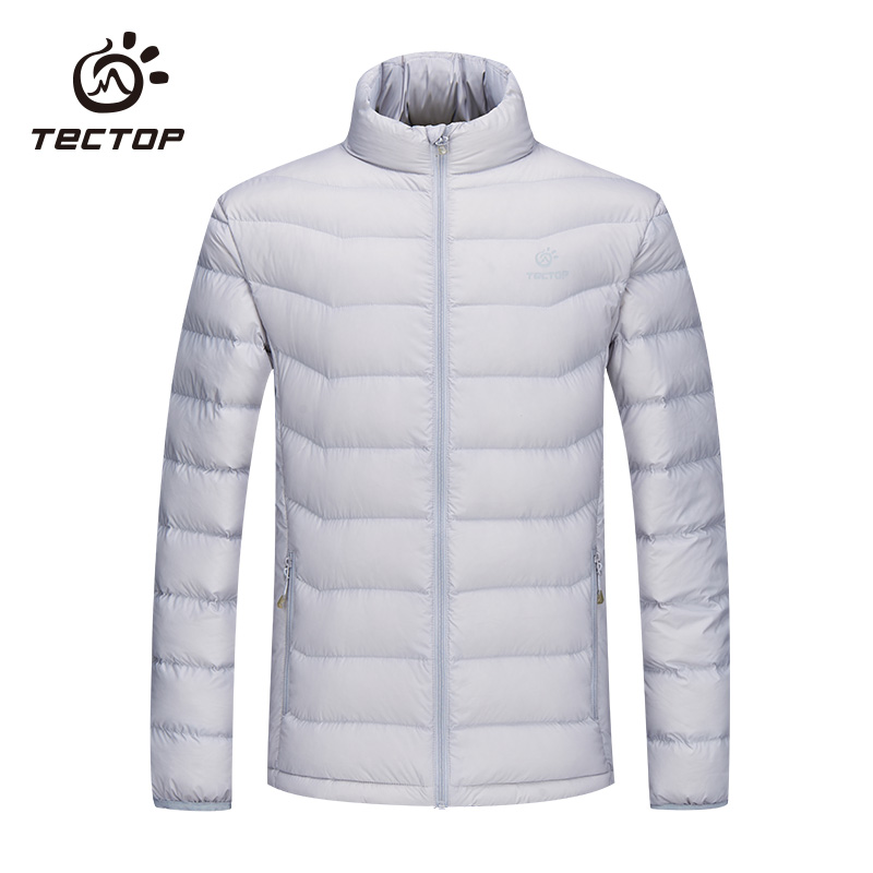 TECTOP/探拓冬季潮牌羽绒服男士马甲轻薄保暖羽绒衣运动长袖外套