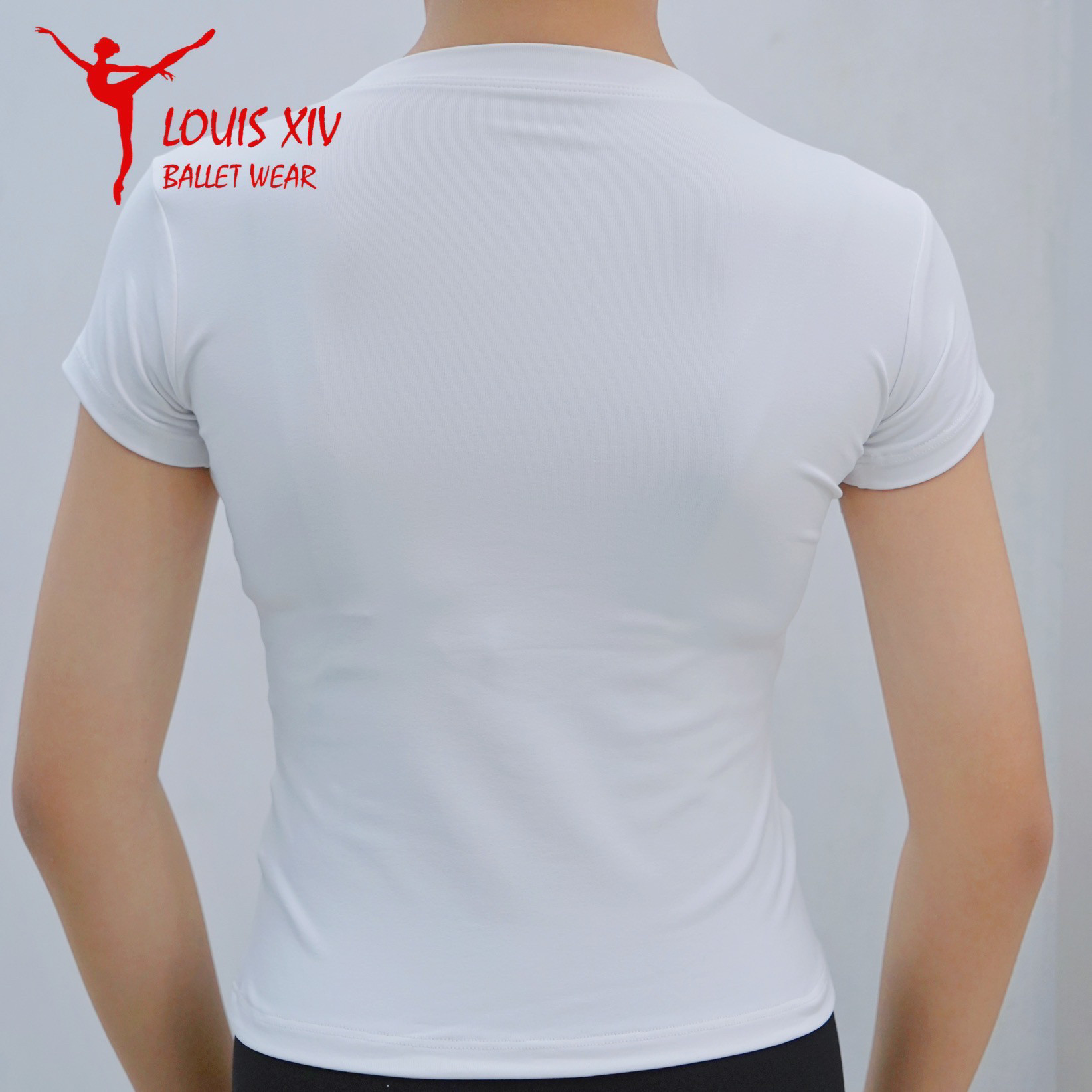 儿童白T恤路易十四芭蕾舞短款紧身男童成人上衣 圆领短袖修身T恤,淘宝优惠券,粉丝福利购,淘宝优惠卷