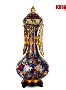 福寿掐丝珐琅北京特色商务景泰蓝