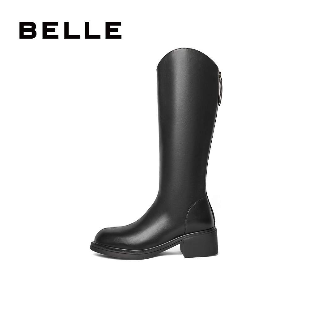 百丽女靴子高长靴女冬季新款骑士靴弹力瘦瘦靴长筒靴子B2134DG4,淘宝优惠券,粉丝福利购,淘宝优惠卷