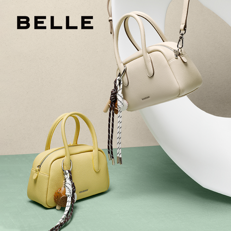 百丽包包女新款单肩斜挎大容量手提保龄球波士顿包法棍包BL832BX5,淘宝优惠券,粉丝福利购,淘宝优惠卷