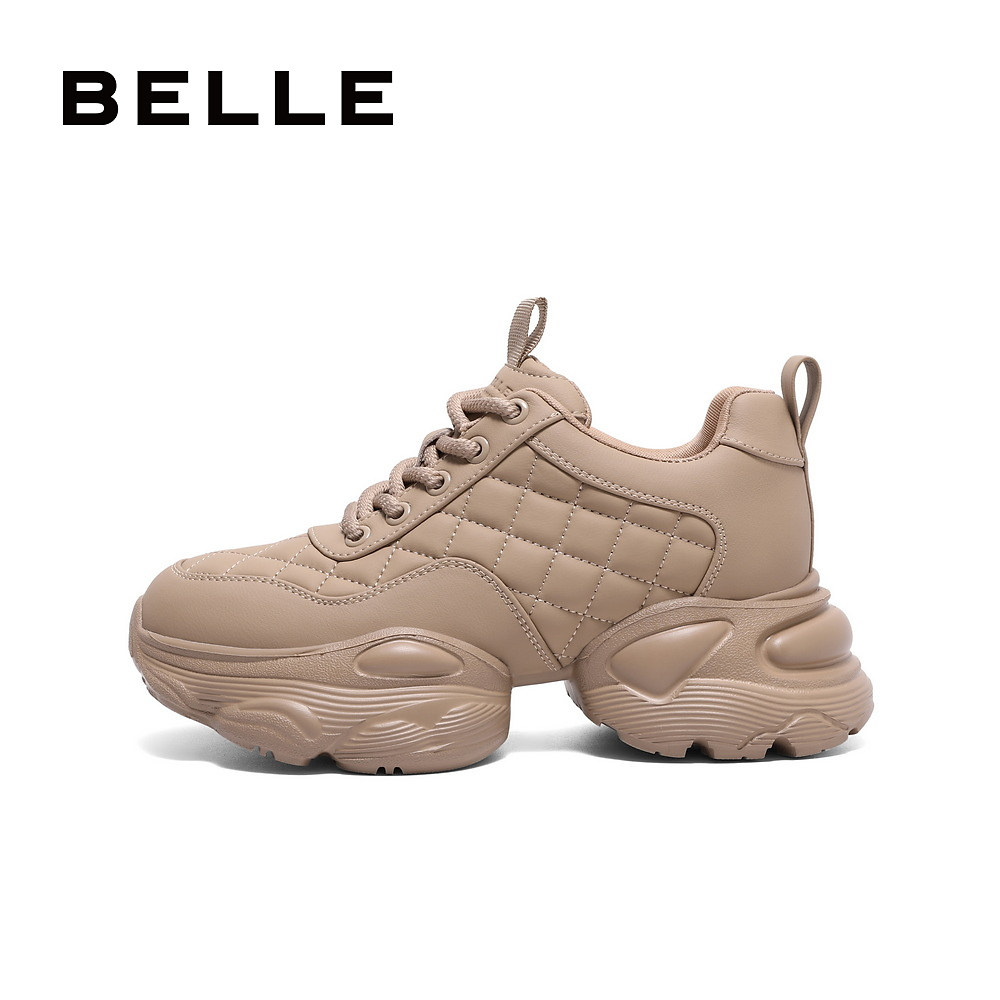 百丽女鞋子新款厚底增高小白鞋女休闲运动老爹鞋B2300CM4,淘宝优惠券,粉丝福利购,淘宝优惠卷