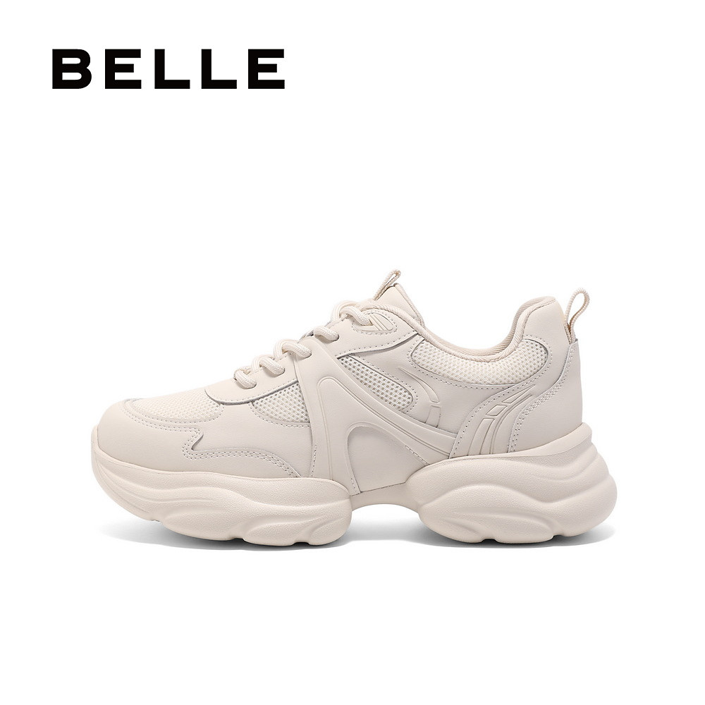 百丽女鞋子厚底增高老爹鞋春季新款网面户外运动休闲鞋3PKE2AM5,淘宝优惠券,粉丝福利购,淘宝优惠卷