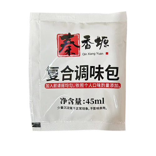 擀面皮米皮凉皮调料水料包袋装45ml*50袋秘制香辣陕西技术商用 - 图3