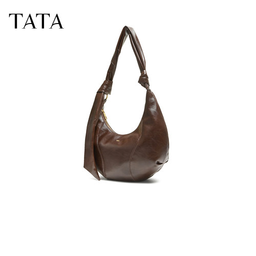 TATA他她包包2025秋商场同款轻奢质感腋下包高级感新款X3505CX5 - 图0