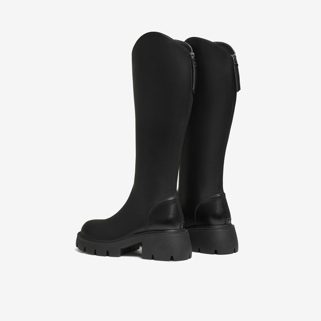 Him her 2025 winter shopping mall same style versatile fashion simple female knight boots new CAF01DG5