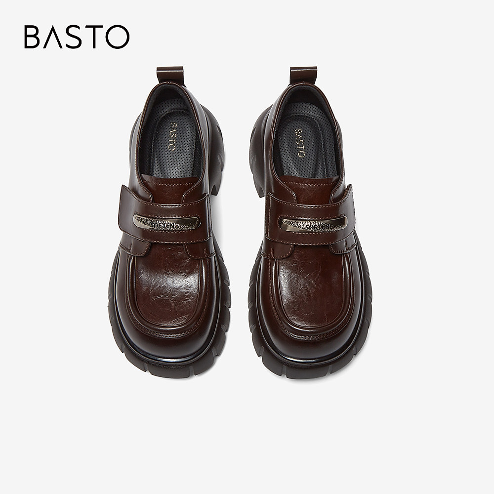 百思图2025秋季新款商场同款牛津鞋时尚学院风女单鞋CV178CM5,淘宝优惠券,粉丝福利购,淘宝优惠卷