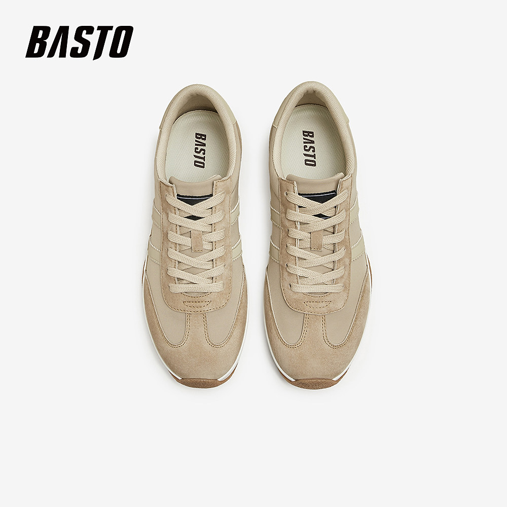 百思图春夏季新款时尚复古运动德训鞋平跟圆头男休闲鞋J2409BM4,淘宝优惠券,粉丝福利购,淘宝优惠卷