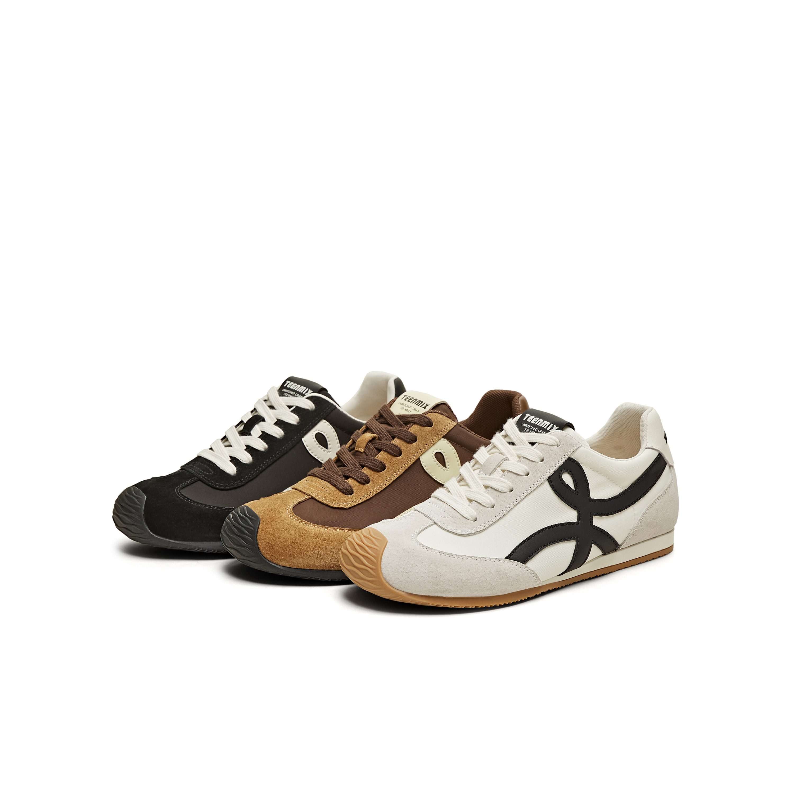 天美意2025秋新款休闲百搭复古平底潮流德训鞋女阿甘鞋KG096BM5,淘宝优惠券,粉丝福利购,淘宝优惠卷