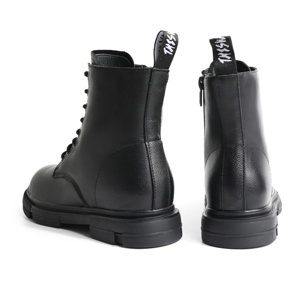 森达2022冬季新款商场同款风马丁靴 百丽集团outlets店马丁靴