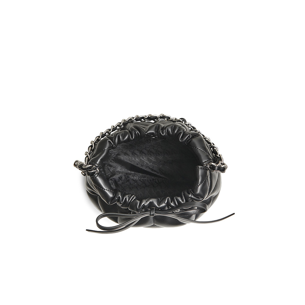 TATA他她菱格斜挎水桶包女包包休闲手拎包单肩包秋季新款X3419AX5,淘宝优惠券,粉丝福利购,淘宝优惠卷