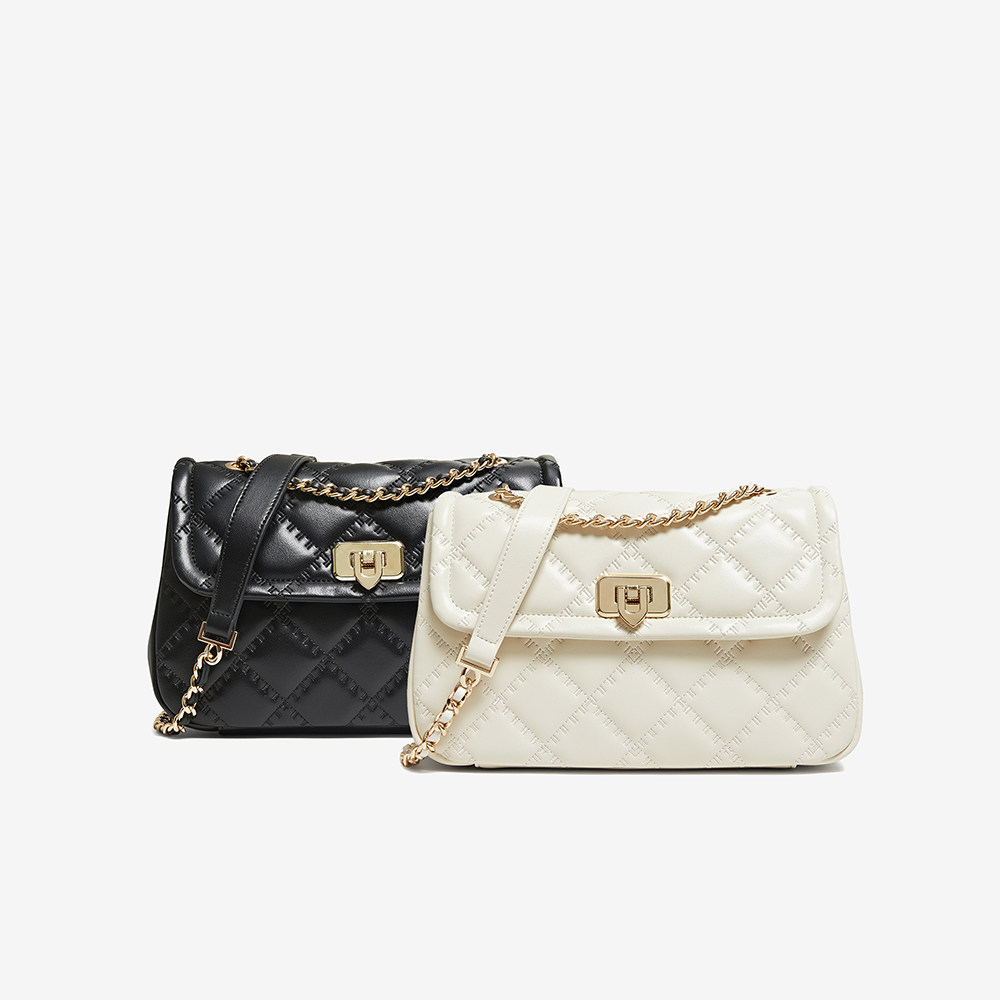 百思图2026春季新款商场同款绗缝包时髦链条单肩斜挎包女TY068AX6,淘宝优惠券,粉丝福利购,淘宝优惠卷