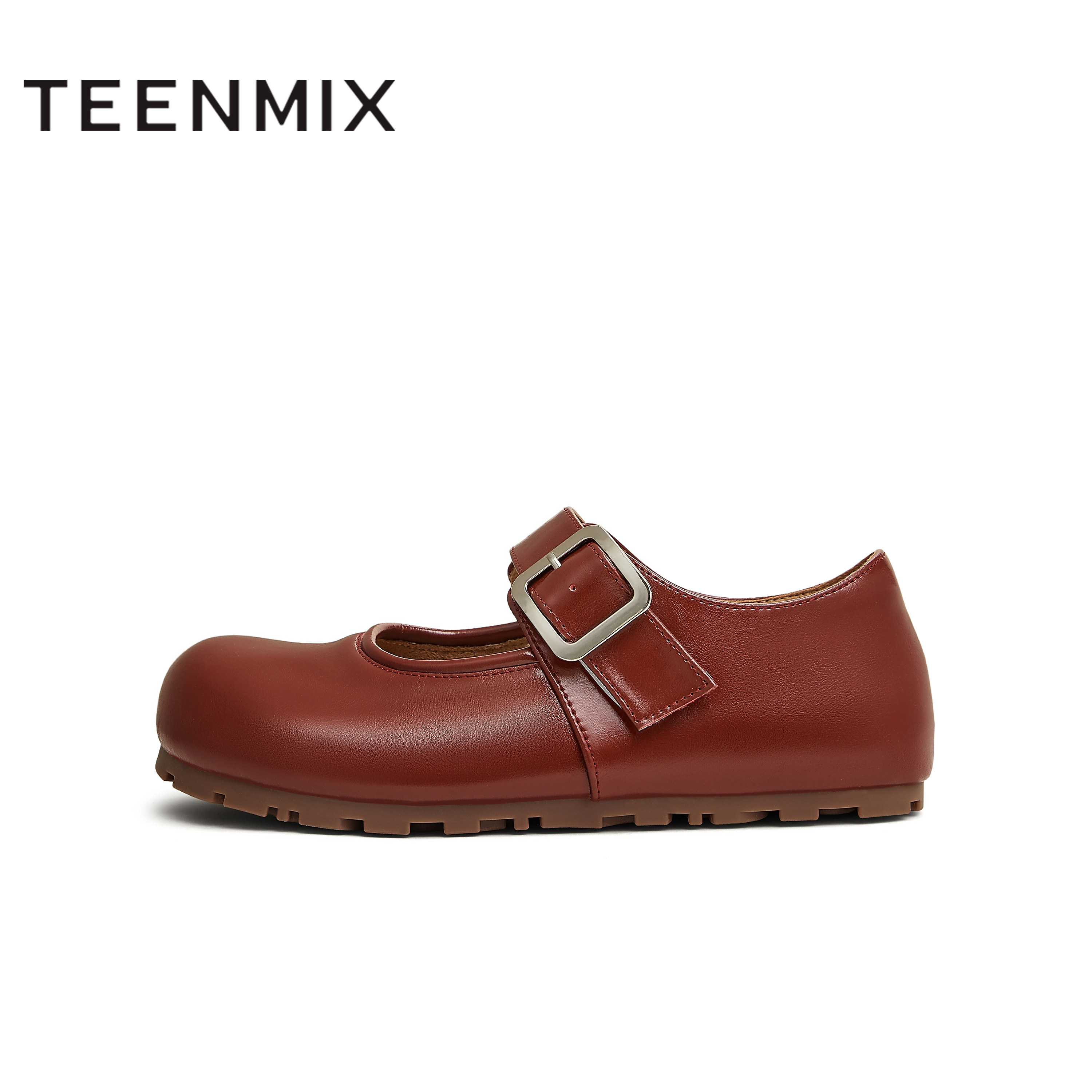 天美意2025秋新款平底舒适百搭通勤日系复古女玛丽珍鞋KM076AA5,淘宝优惠券,粉丝福利购,淘宝优惠卷