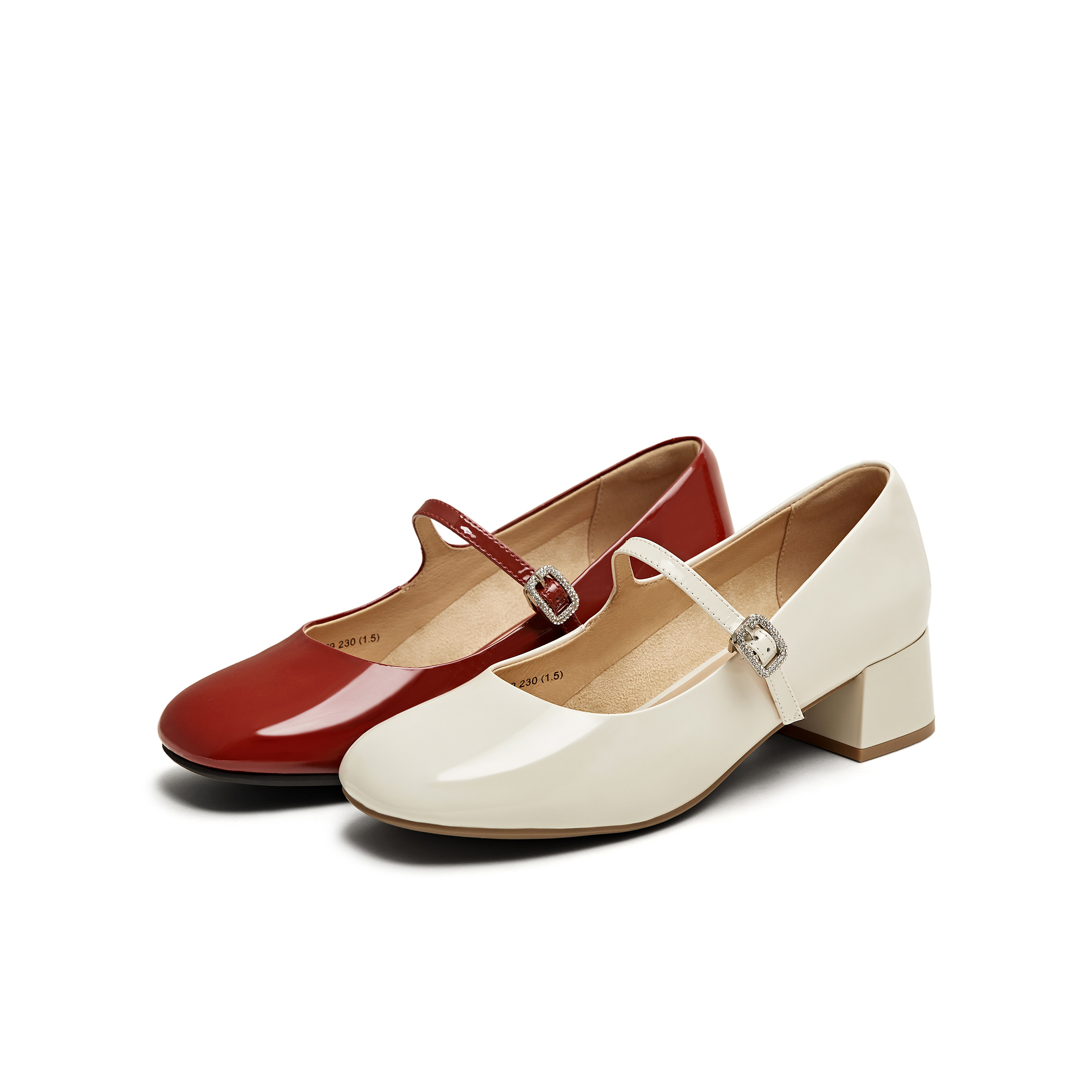 天美意2025秋新款中跟皮鞋法式单鞋气质百搭女玛丽珍鞋KM079CQ5,淘宝优惠券,粉丝福利购,淘宝优惠卷