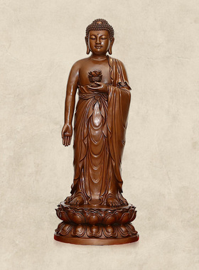 紫铜大号落地佛相西方三圣一套