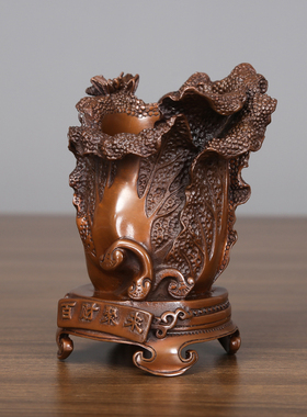 笔筒商务礼品书房摆件收纳送恩师