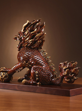 獬豸摆件司法神兽铜器工艺品