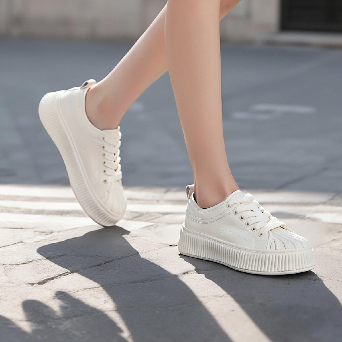 星期六贝壳头厚底板鞋春秋新款休闲系带纯色饼干鞋SS31112B03,淘宝优惠券,粉丝福利购,淘宝优惠卷