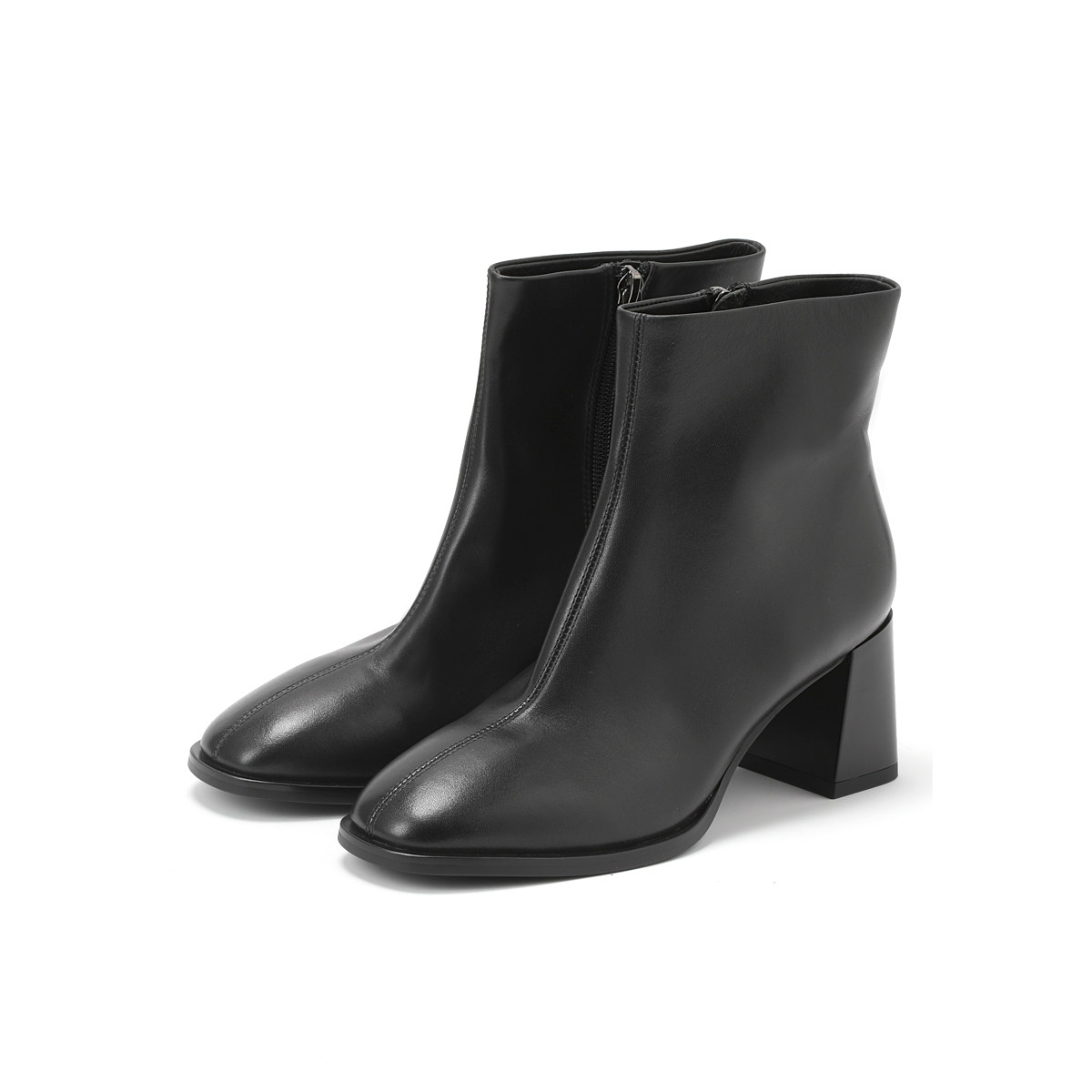 星期六时装靴冬新时尚圆头英伦粗高跟显瘦通勤短靴SS24116225,淘宝优惠券,粉丝福利购,淘宝优惠卷