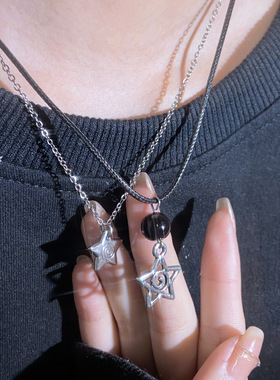 European American jewelry simple tassel necklace 欧美项链女