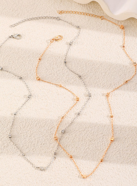 Elegant necklace with simple temperament, collarbone chain