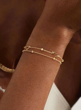 New Love Bracelet Female Temperament Cold Bead hand Chain