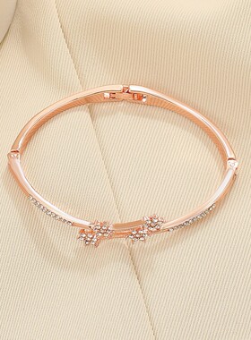 手镯rhinestone Korean version commuting spring open bracelet