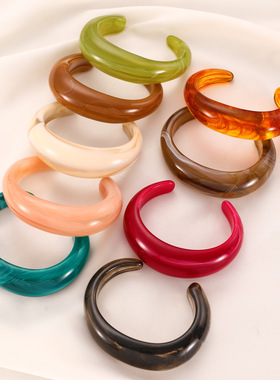 手镯women New retro bracelet exaggeration temperament bangle