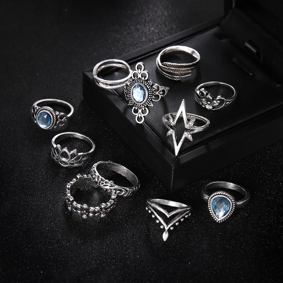 New accessories joint rings Vintage knuckle Ring Set复古戒指 - 图0