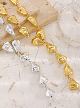 New Love tassel necklace with autumn winter irregular 项链女