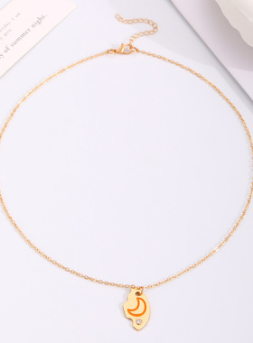 European American individuality necklace set Couple friends