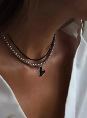 项链New Jewelry Love Pendant Clavicle Chain Feeling necklace